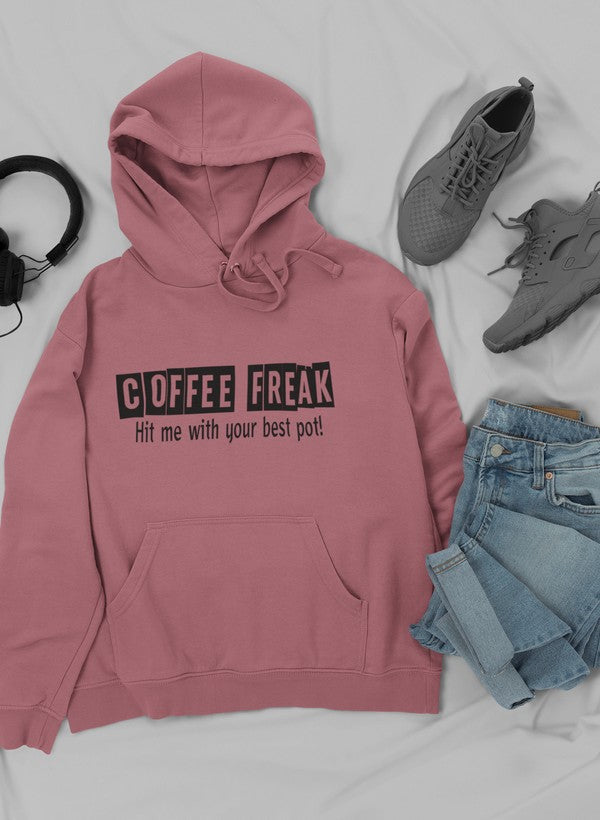 Humour Junkie Coffee Freak Hoodie