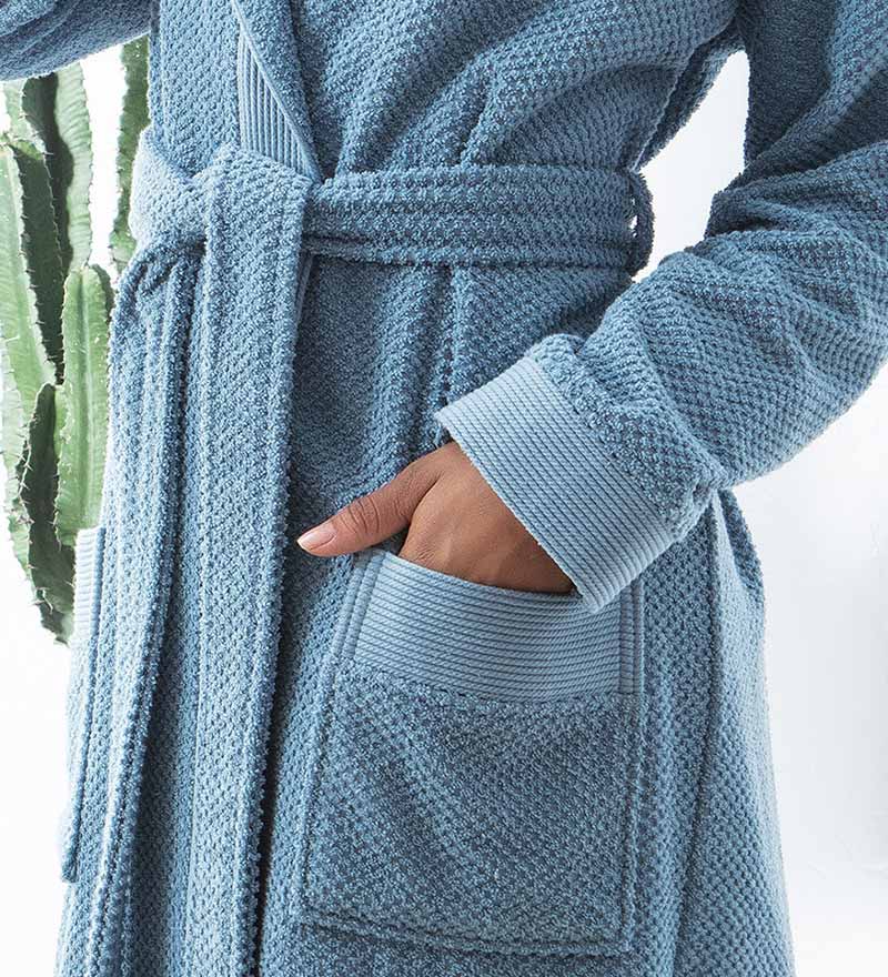 Night Time Women's Hooded Turkish Cotton Terry Cloth Robe