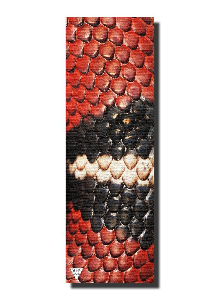 Fitness Junkie Snake Design Eco Yoga Mat – 6mm Premium Exercise Mat