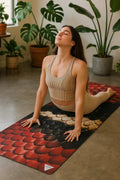 Fitness Junkie Snake Design Eco Yoga Mat – 6mm Premium Exercise Mat