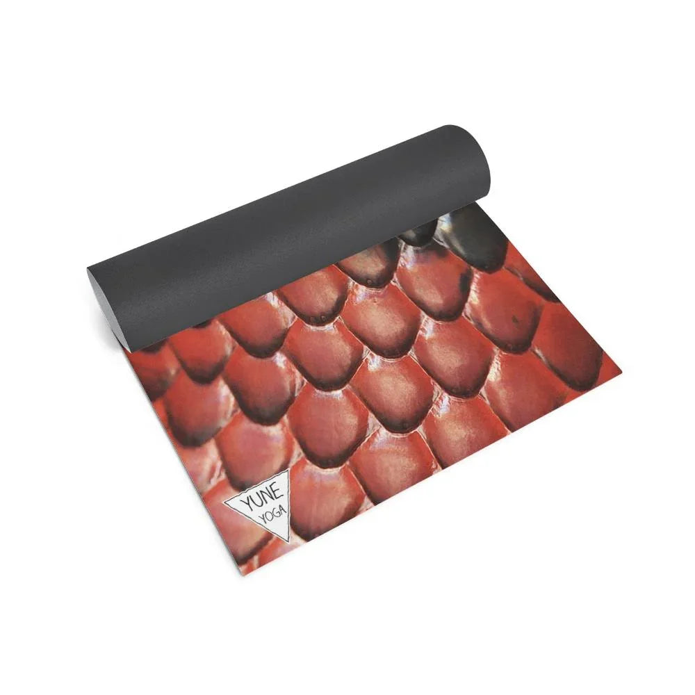 Fitness Junkie Snake Design Eco Yoga Mat – 6mm Premium Exercise Mat